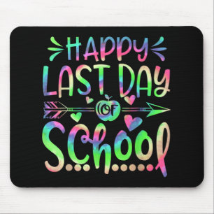 Last Day Of School Tie Dye Students And Teachers G Mouse Pad
