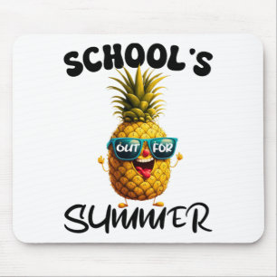 Last Day Of School's Out For Summer Teacher Boy Gi Mouse Pad