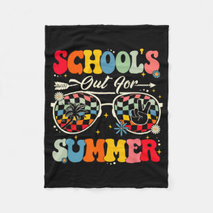 Last Day Of School's Out For Summer Teacher Boys G Fleece Blanket