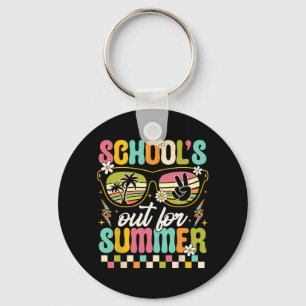 Last Day Of School's Out For Summer Teacher Boys G Key Ring