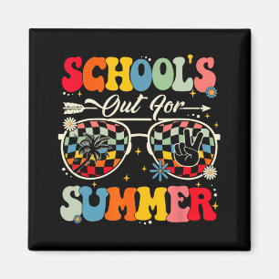 Last Day Of School's Out For Summer Teacher Boys G Magnet