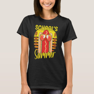 Last Day Of Schools Out For Summer Vacation Hotdog T-Shirt