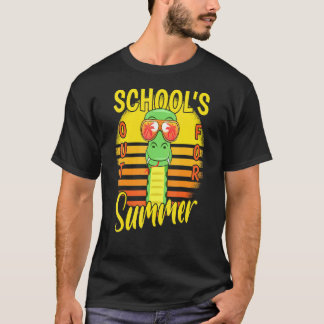 Last Day Of Schools Out For Summer Vacation Snake T-Shirt