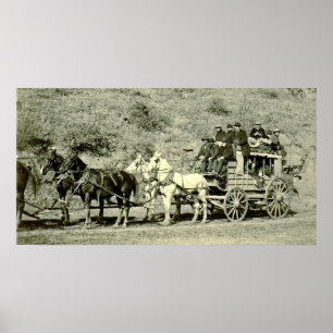 Last Deadwood Coach 1890 Poster