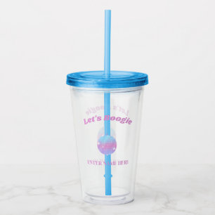 Last Disco Bachelorette Party Custom Name Tumbler