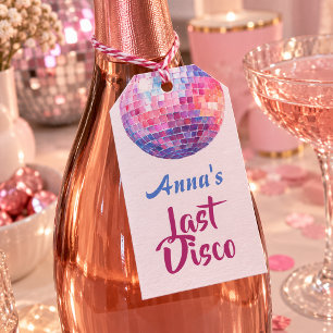 Last Disco Bachelorette Party   Gift Tags