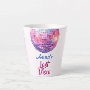 Last Disco Bachelorette Party   Latte Mug
