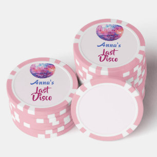 Last Disco Bachelorette Party   Poker Chips