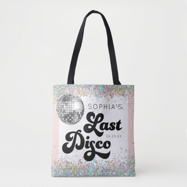 Last Disco Bachelorette Party Tote Bag (Front)