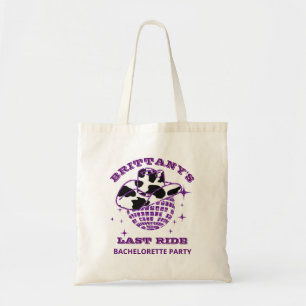 Last Disco Cowgirl Bachelorette Party Tote Bag