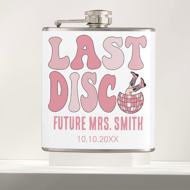 Last Disco Nashville Bachelorette Party Bride Hip Flask (Creator Uploaded)