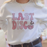 Last Disco Nashville Bachelorette Party Group Sweatshirt<br><div class="desc">Are you looking for the perfect bachelorette party shirt? Look no further than our personalised last disco Nashville bachelorette party group crewneck sweatshirt! This stylish shirt is perfect for any bride-to-be who wants to show her friends and family that she's ready for her big day. Plus, it makes a great...</div>