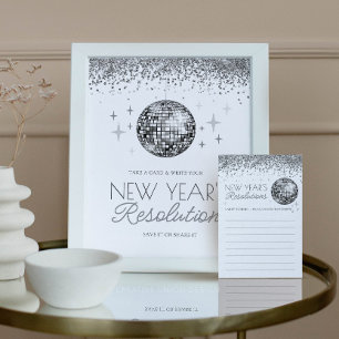 Last Disco New Year's Resolutions Cards