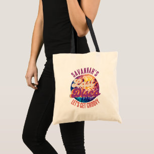 Last Disco Retro Bachelorette Bridesmaids Tote Bag