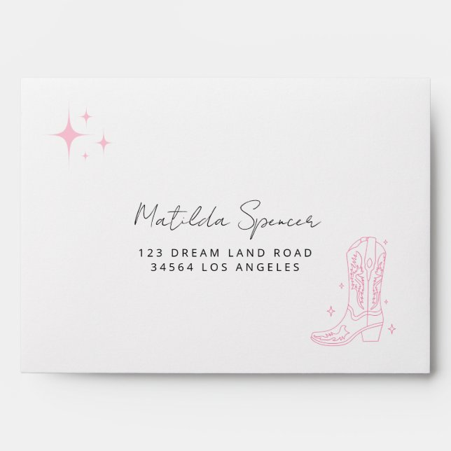 Last Disco Rodeo Bachelorette  Envelope (Front)