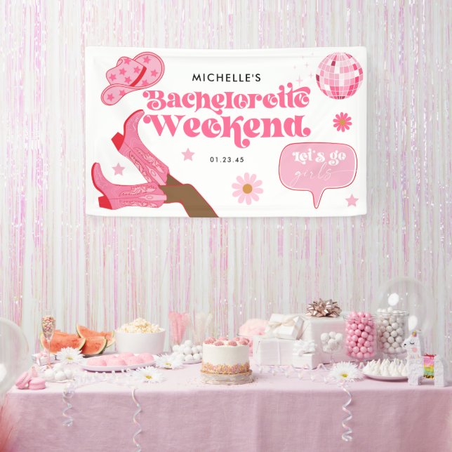 Last Disco Rodeo Bachelorette Party Banner (Party)