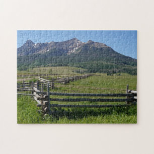 Last Dollar Ranch Road San Juan Range Colorado Jigsaw Puzzle