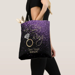 Last Fling Before the Ring Bachelorette - Purple Tote Bag