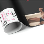 Last Fling before the ring gift wrap paper<br><div class="desc">Bachelorette party wrapping paper www.zazzle.com/Bridalshop1</div>