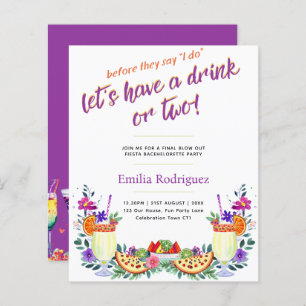 Last Fling Fiesta Cocktails Tacos Bachelorette