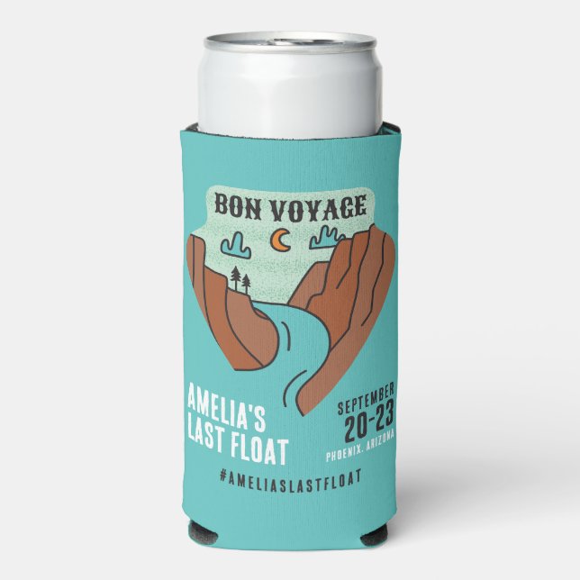 Last Float Bachelorette Party Weekend Can Cooler (Seltzer Front)