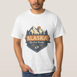 Last Frontier Retro Alaska  T-Shirt