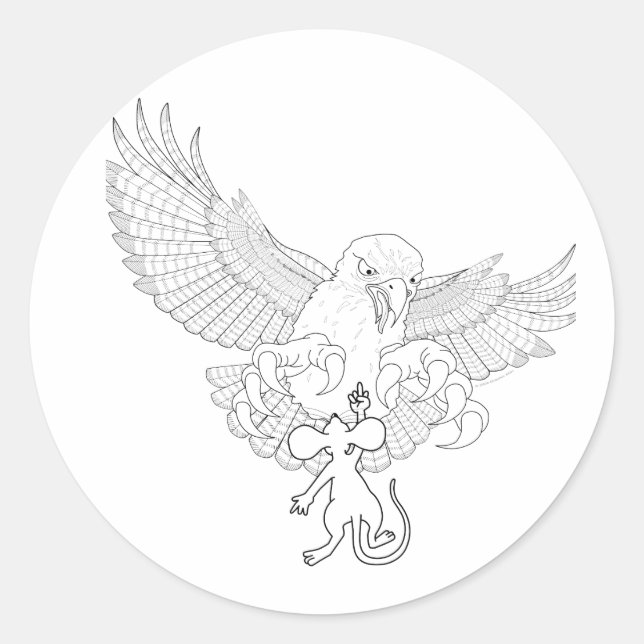 Last Great Act of Defiance Classic Round Sticker (Front)