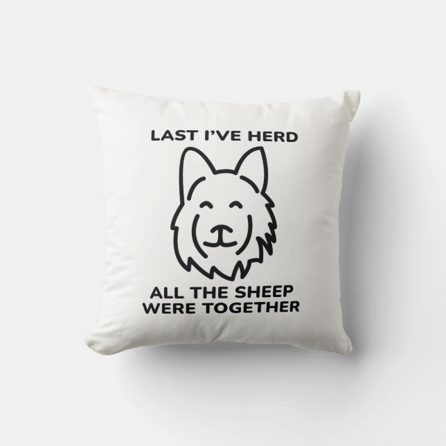 Last I’ve Herd Cushion (Front)