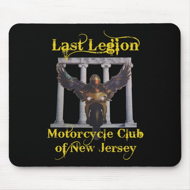 Last Legion Motorcycle Club of N.J. Mousepad (Front)