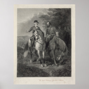 Last Meeting of Robert E. Lee & Stonewall Jackson Poster