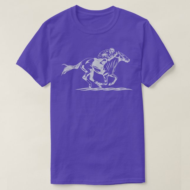 Last Minute Hanukkah Equestrian Horse Riding  T-Shirt (Design Front)
