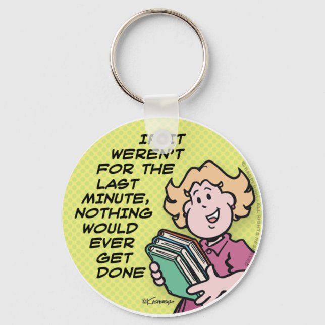 Last Minute Key Ring (Front)