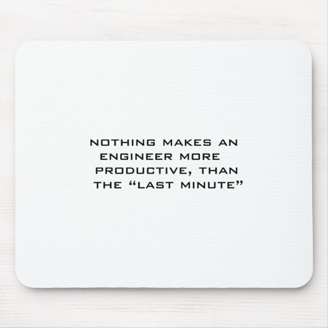 Last minute mouse pad (Front)