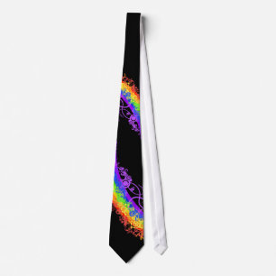 Last Minute Rainbow Wedding Tie
