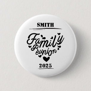 [Last Name] Family Reunion – [Year] 6 Cm Round Badge