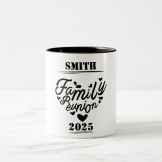 [Last Name] Family Reunion – [Year] Two-Tone Coffee Mug