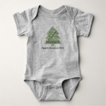 Last Names Tree 2025 Bodysuit