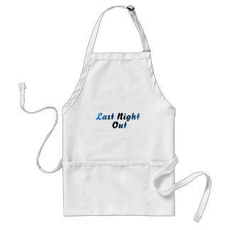 Last Night Out (groom) Standard Apron