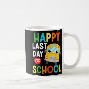 Last Of Day School Bus Driver Teacher Students Kid Coffee Mug