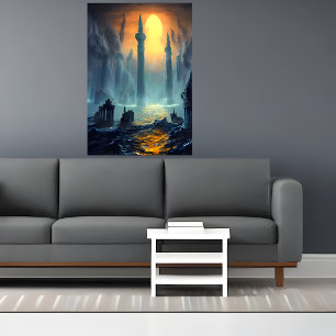 Last of of Atlantis AI Art Poster