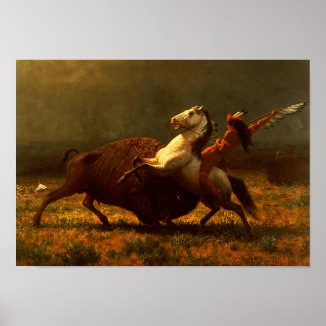 Last of the Buffalo Hunt Poster (Front)
