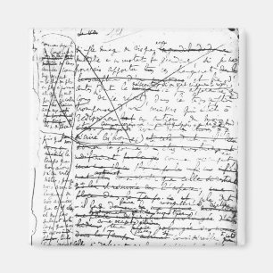 Last page of 'A la Recherche du Temps Perdu' Magnet