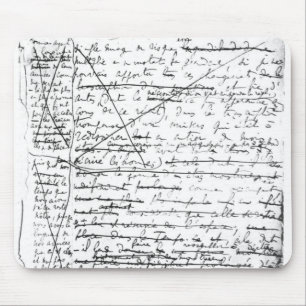 Last page of 'A la Recherche du Temps Perdu' Mouse Pad