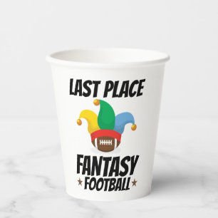 Last Place Fantasy Football Paper Cups