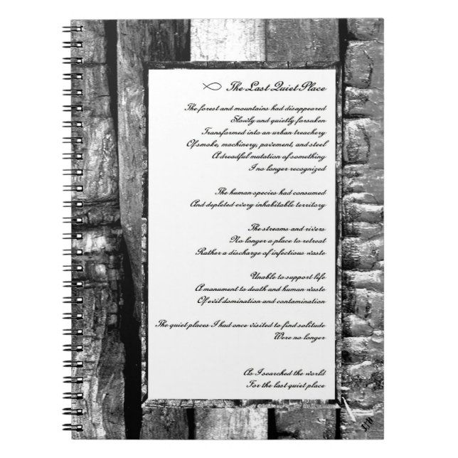 Last Quiet Place Notebook (Front)