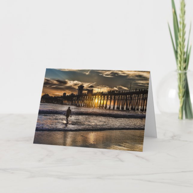 Last ride of the day card (Front)