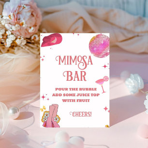 Last Rodeo Bachelorette Mimosa Bar Table Sign