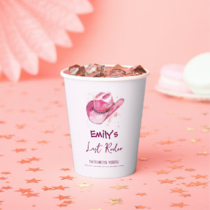 Last Rodeo Bachelorette Weekend   Pink Paper Cups