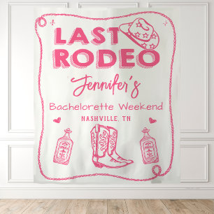 Last Rodeo Cowgirl Bachelorette Weekend Tapestry