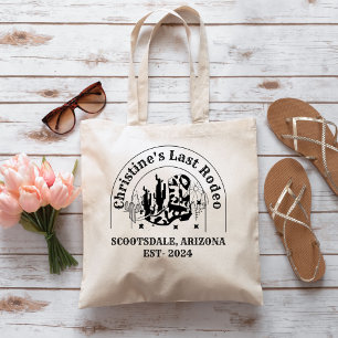 Last Rodeo Cowgirl Western Bachelorette party Tote Bag